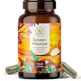 Product image: Sonnenvitamine - Vitamin D3 & K2 - 4.000 IE - Kapseln (160 Kapseln (84 g))