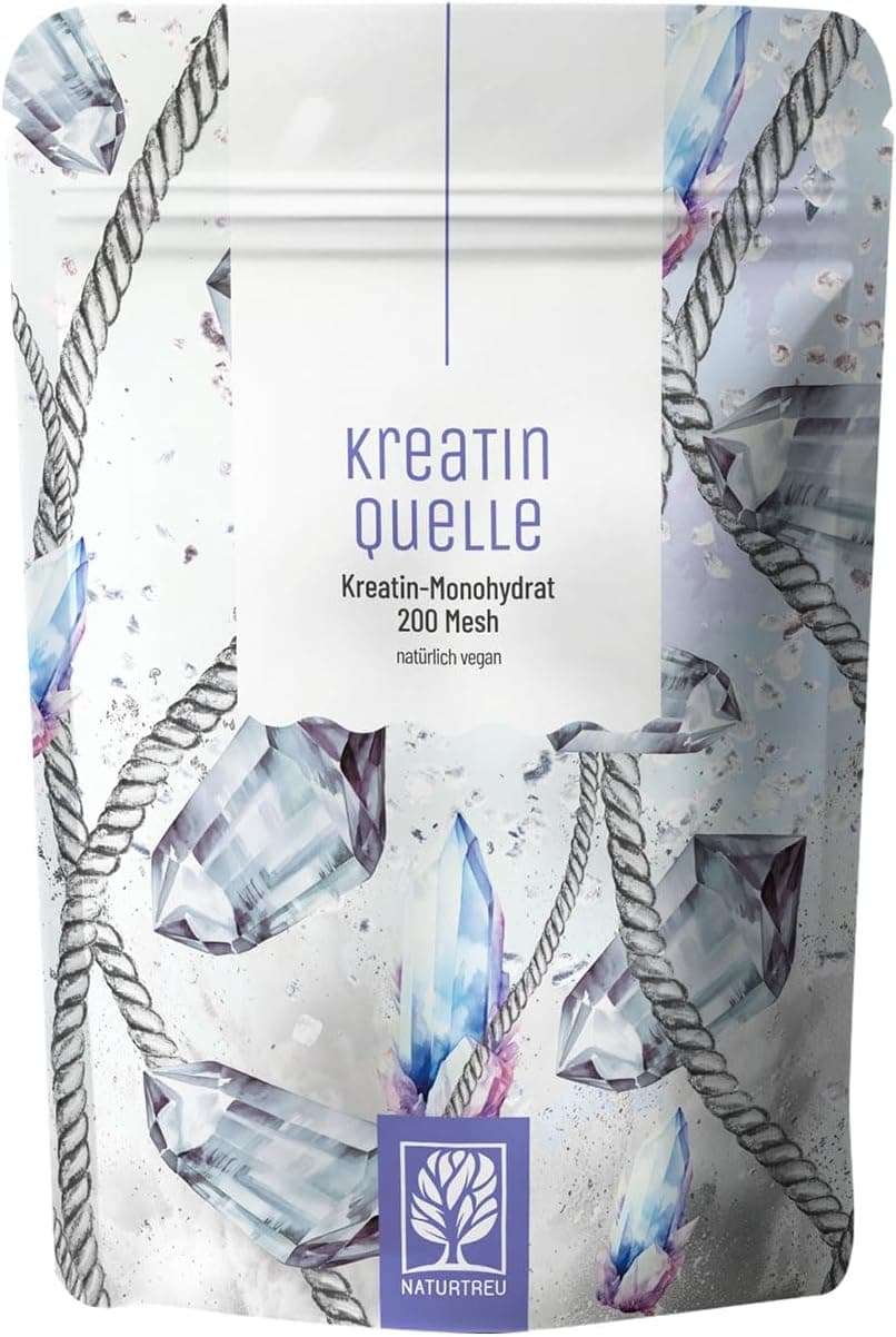 Product image: Naturtreu Kreatinquelle Kreatin-Monohydrat mit 200 Mesh