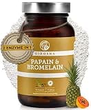 Product image: Papain & Bromelain im Glas (magensaftresistente Kapseln)