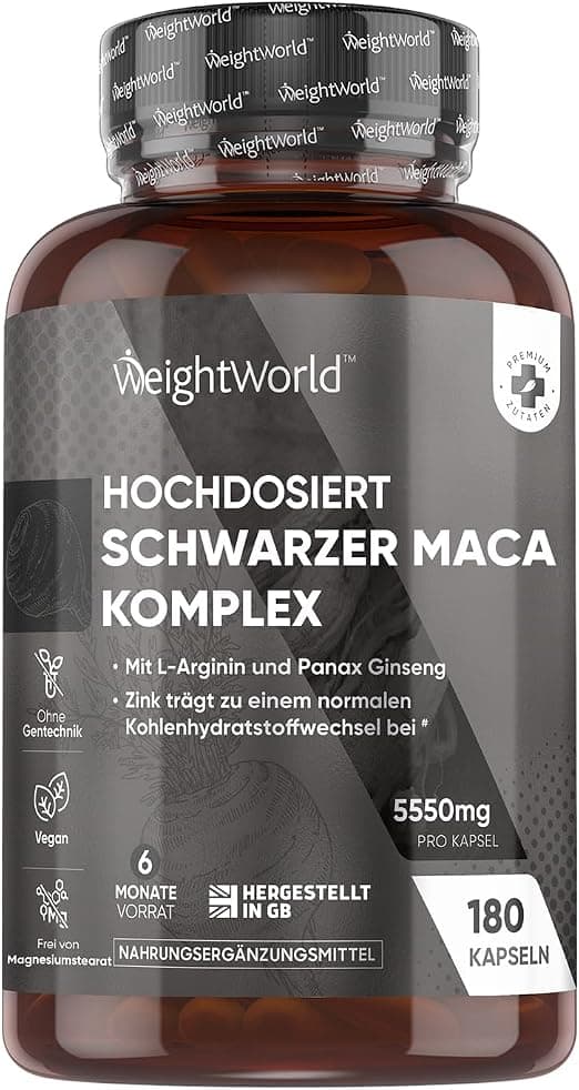 Product image: Schwarzer Maca Komplex Kapseln