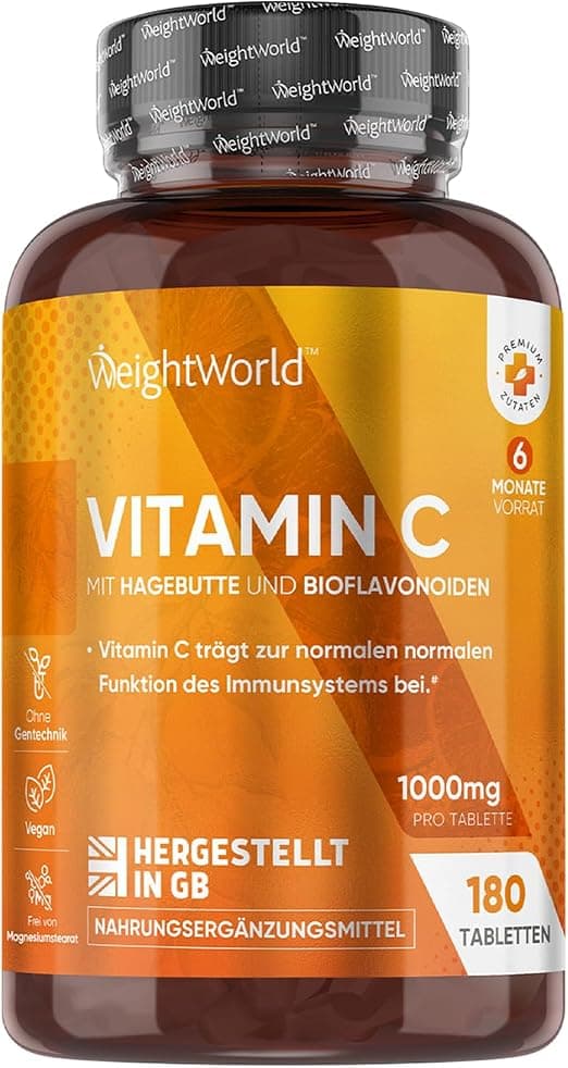 Product image: Vitamin C Tabletten mit Hagebutte und Bioflavonoiden