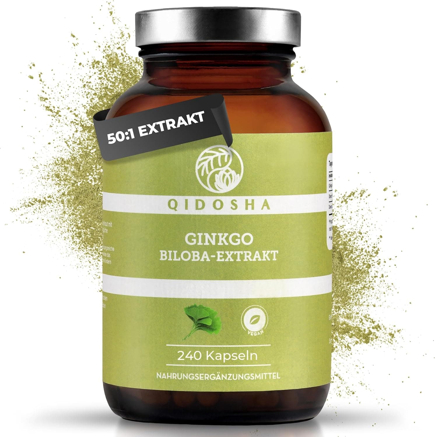 Product image: Ginkgo-Extrakt (neue Dosierung und Kapselmenge)