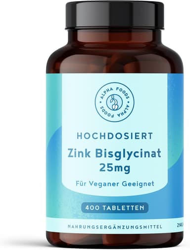 Zink Tabletten - Zink Bisglycinat 25 mg