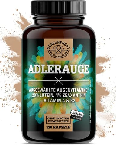 Ausgewählte Augenvitamine mit Lutein, Zeaxanthin und Vitamin A